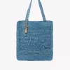 Summer Banana tote bag in raffia