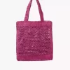Summer Banana tote bag in raffia