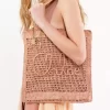 Summer Banana tote bag in raffia