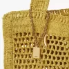 Summer Banana tote bag in raffia