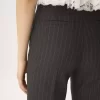 Tailored bootcut pants in wool
