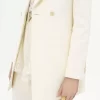 Tailored jacket in cotton-mix jacquard