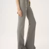 Tailored pants in chiné wool
