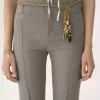 Tailored pants in chiné wool