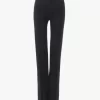 Tailored pants in wool gabardine