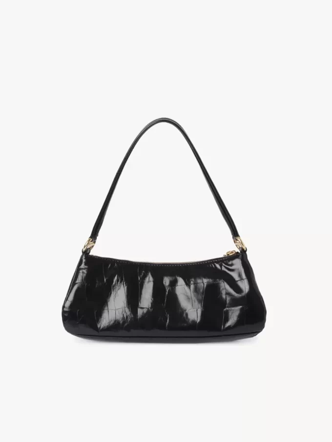 The 99 shoulder bag in croco-effect leather