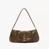 The 99 shoulder bag in grained leather