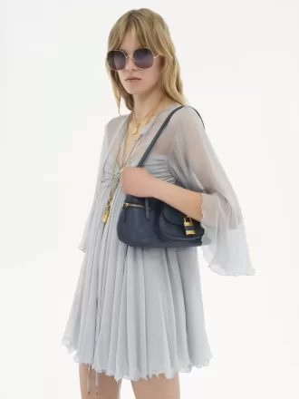 The 99 shoulder bag in grained leather