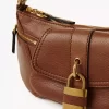The 99 shoulder bag in grained leather