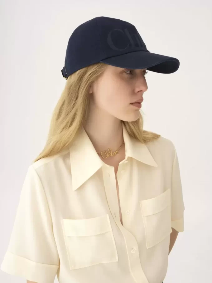 The Chloé Essentials cap in washed cotton