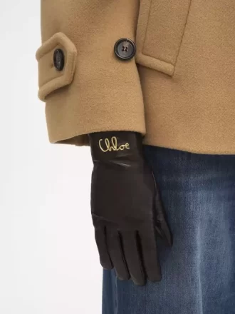 The Chloé Iconic gloves in leather