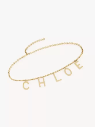The Chloé Letters jewelry belt