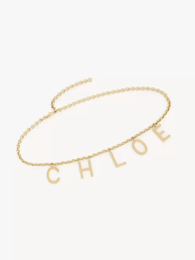 The Chloé Letters jewelry belt