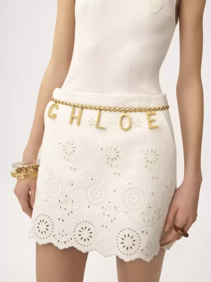 The Chloé Letters jewelry belt