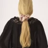 The Chloé Paisley hair scrunchie in silk twill