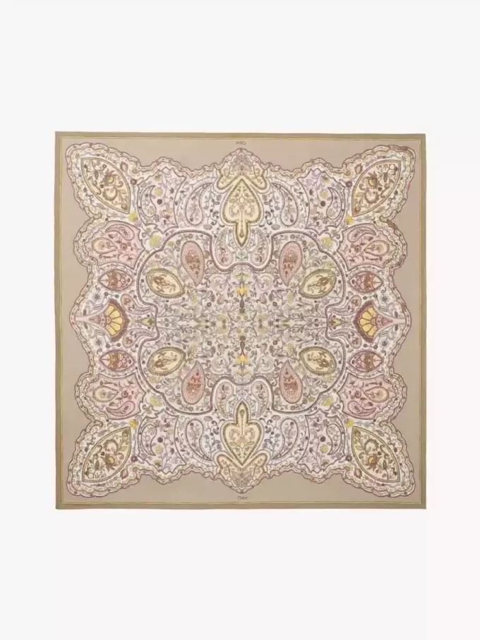 The Chloé Paisley square scarf in silk twill