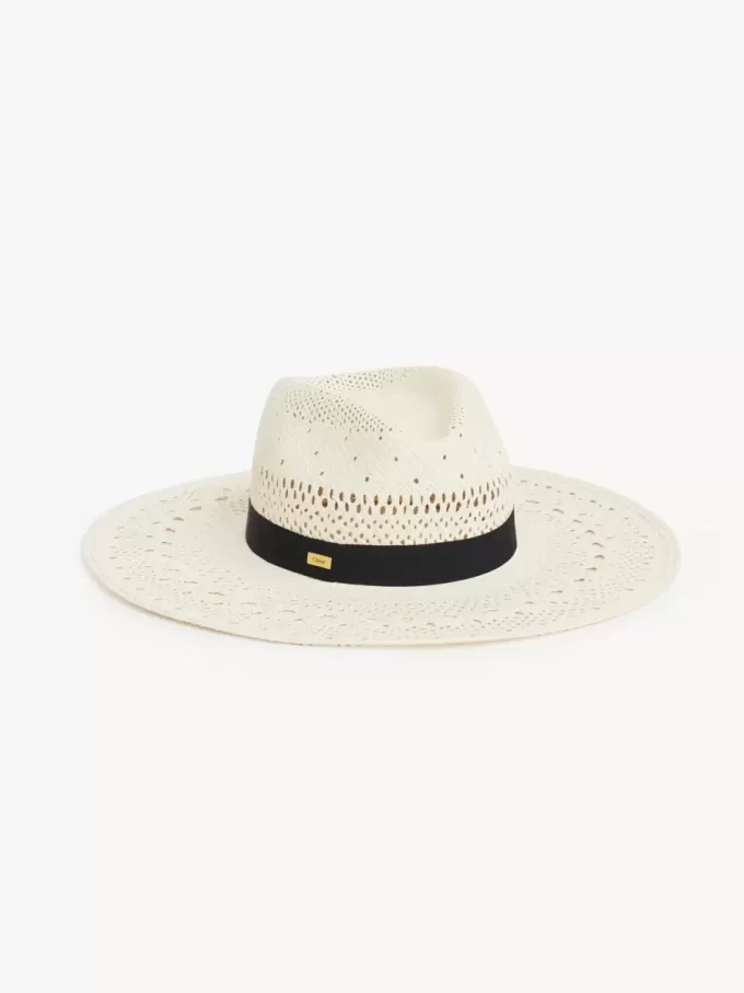 The Chloé Panama hat in palm straw