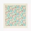 The Chloé Peonies square scarf in silk twill