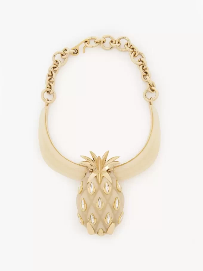 The Chloé Pineapple necklace