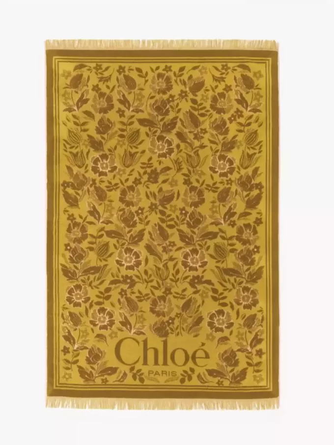 The Chloé Plage beach towel in cotton toweling