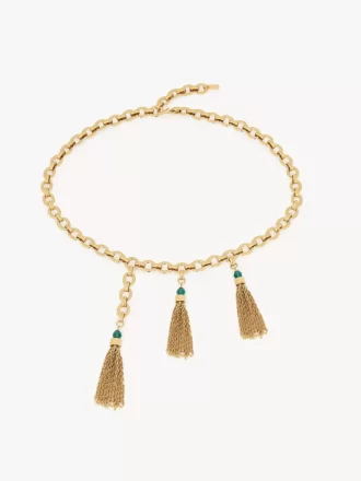 The Chloé Pompoms belt