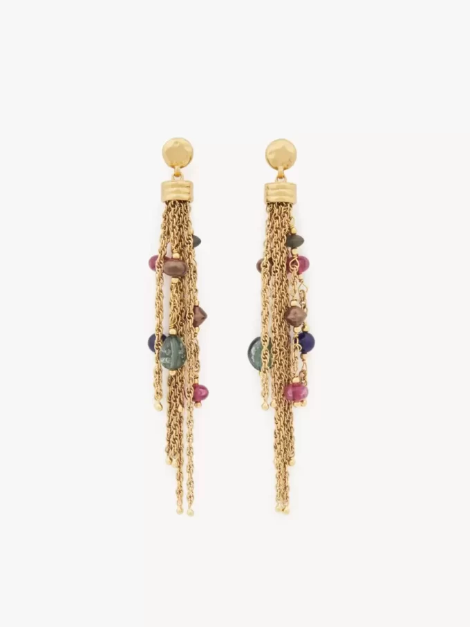 The Chloé Pompoms earrings