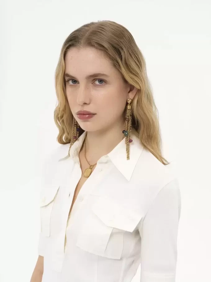 The Chloé Pompoms earrings