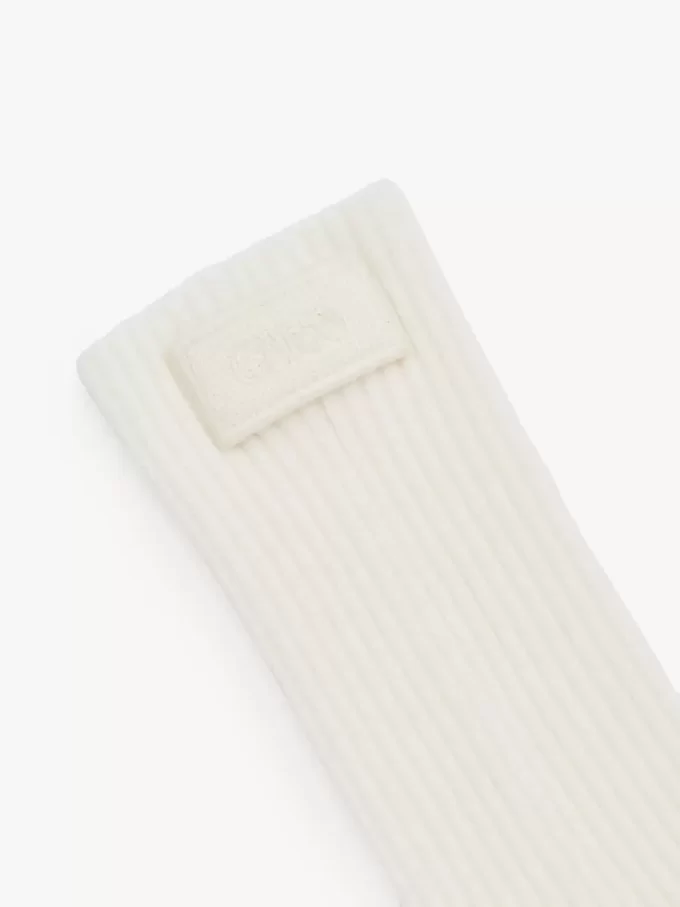 The Chloé Signature socks in wool knit