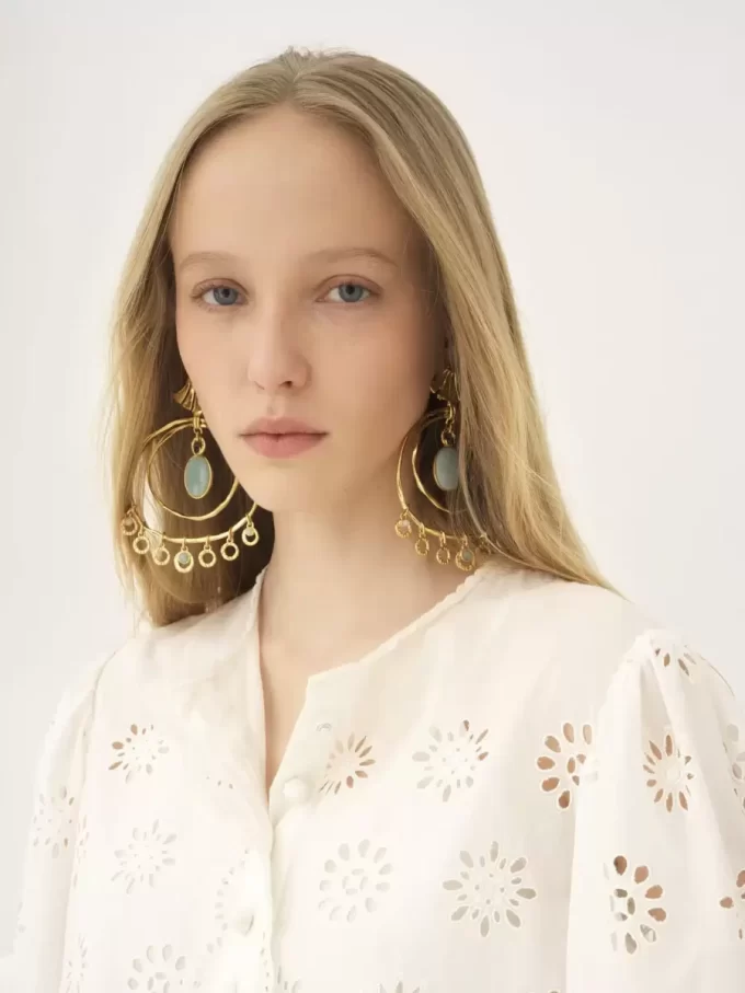 The Chloé Sunflower earrings