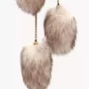 The Treasure Tails scarf in shearling