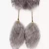 The Treasure Tails scarf in shearling