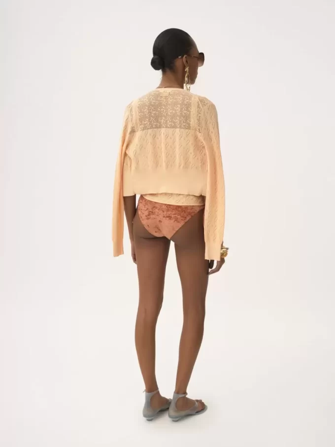 Twin set in cotton knit