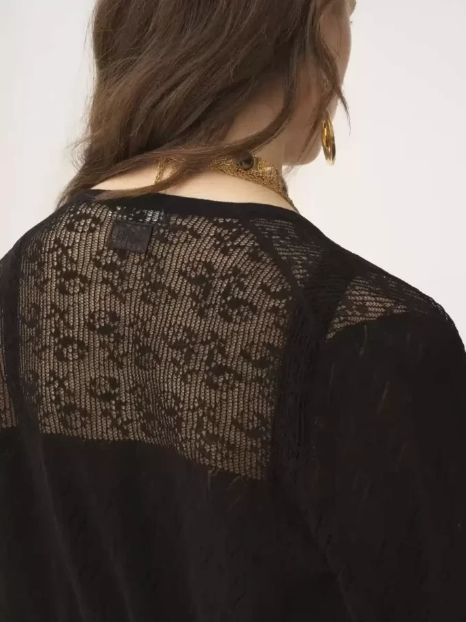 Twin set in cotton knit