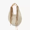 Twisted Shell hobo bag in shiny leather