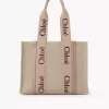Woody tote bag in linen