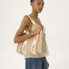 Woody tote bag in linen