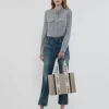 Woody tote bag in linen